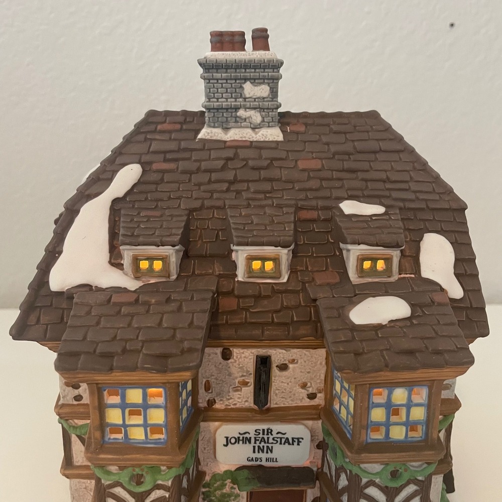 Department 56 Dickens Village Sir John Falstaff Inn 1995 Heritage Collection - Picture 2 of 9